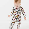 Cars Zipper Romper