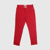 Annie Heart Leggings in Crimson