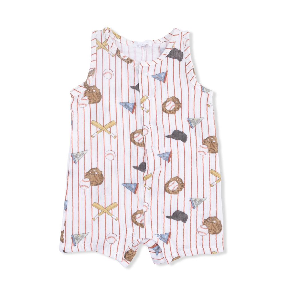 Retro Baseball Romper