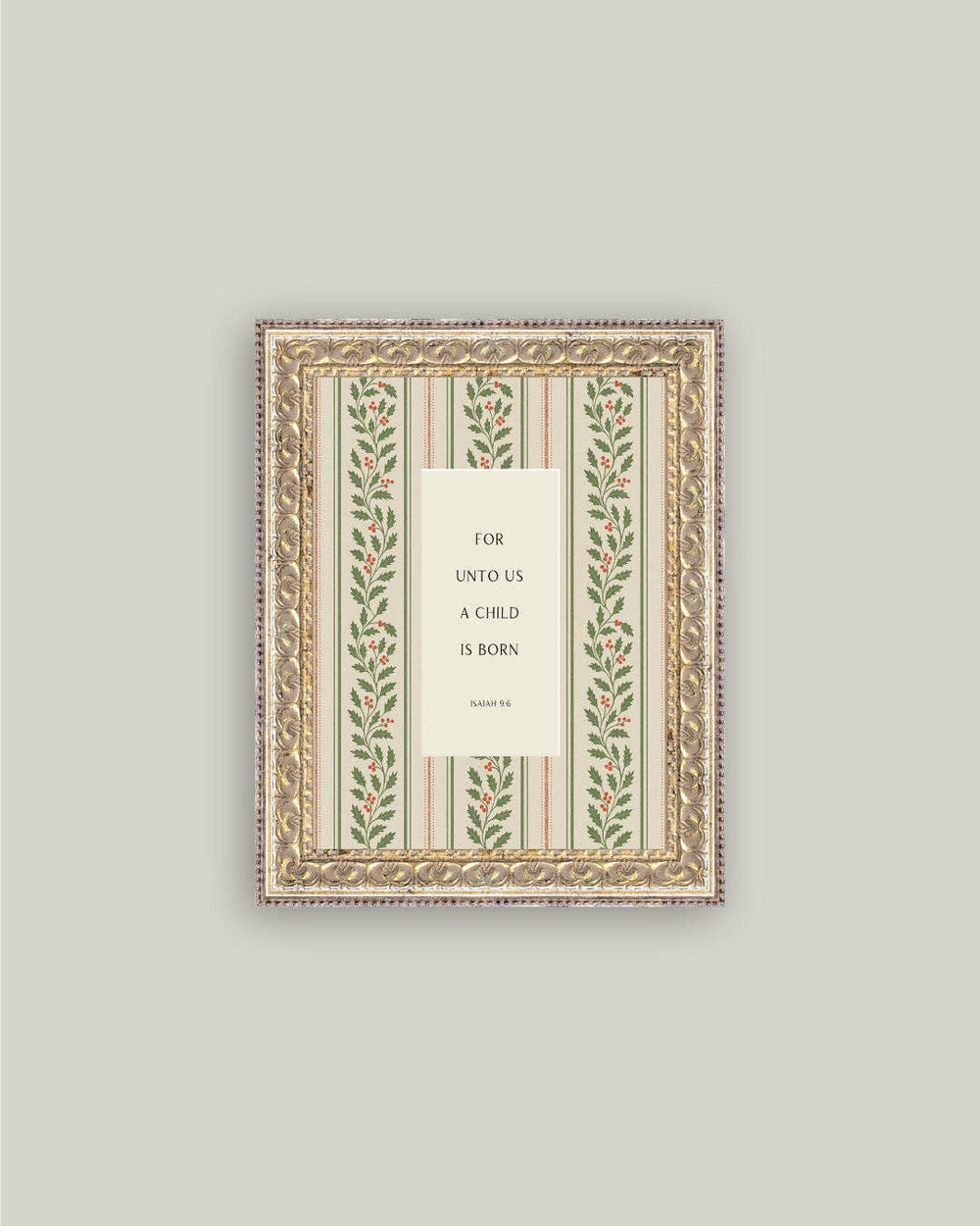 A Child is Born Framed Art - 8x10