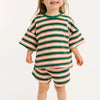 Forest Stripe Slouchy Set