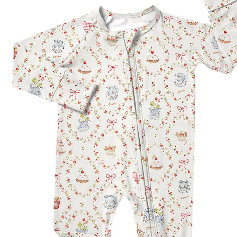 Strawberry Shortcake Zipper Romper