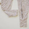 Dainty Ditsy Zip Pajamas