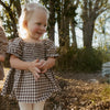 Gingham Smocked Dress with Bloomers