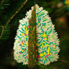 Decorated Trees Paper Ornaments