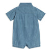 Ted Chambray Collared Romper