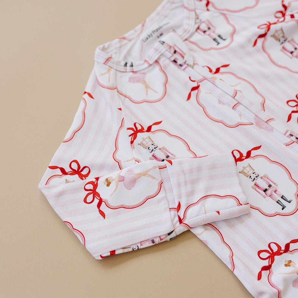 Nutcracker Bamboo Zip Romper Pajama