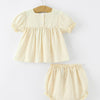 Embroidered Lace Bloomer Set