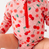 Cherry Rash Guard Swimsuit