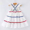 Flag Girl Tiered Ruffle Dress