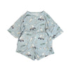 Dusty Blue Golf Tee & Short Set