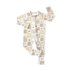 Little Toy Quilt Zipper Romper