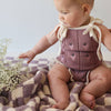 Strawberry Knit Baby Romper