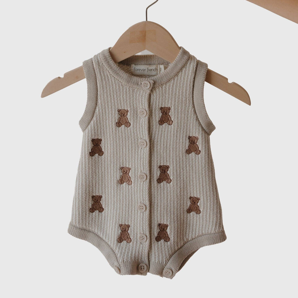 Teddy Knit Romper