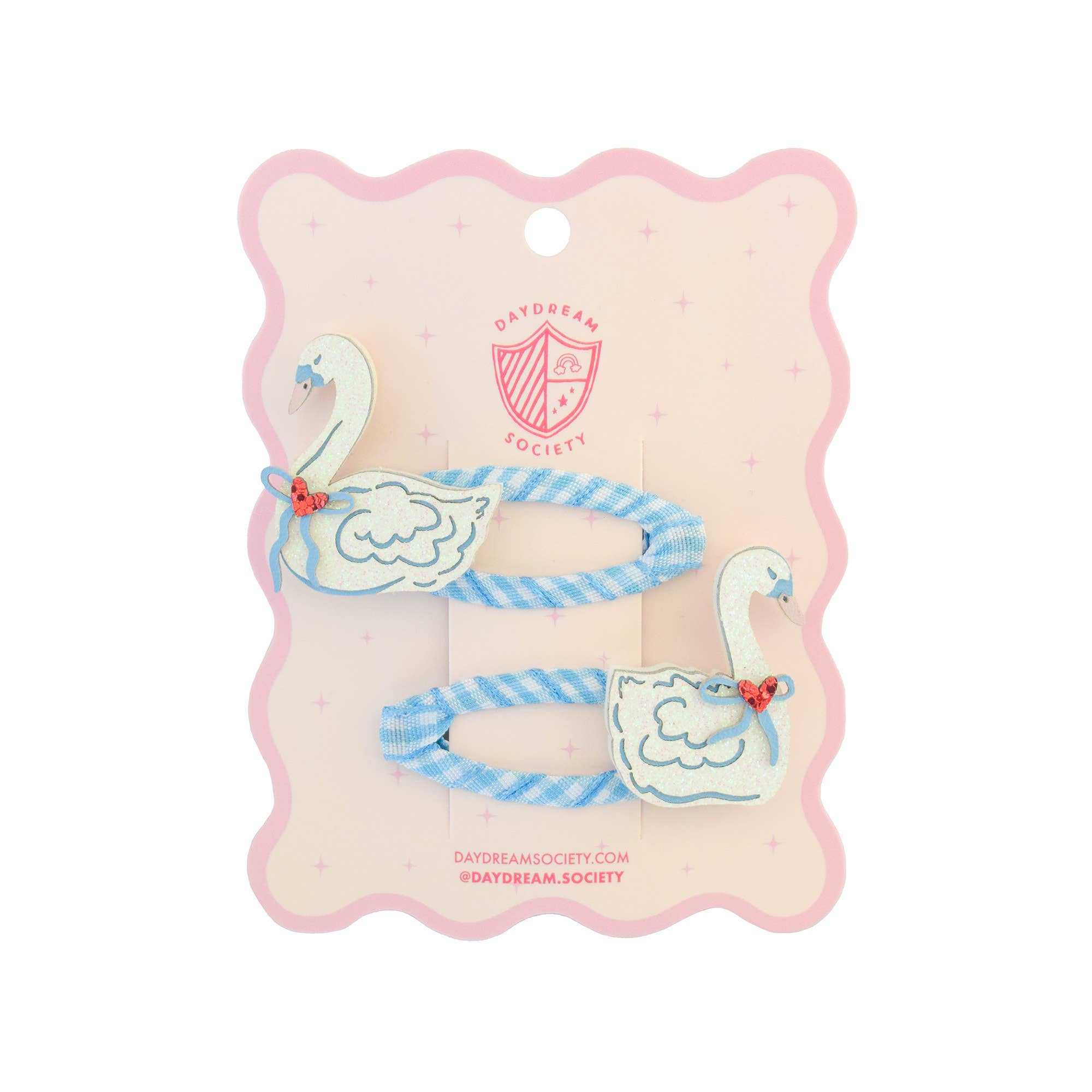 Jollity & Co. + Daydream Society - Love Birds Swan Hair Clip Set