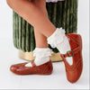 Lace Bobby Socks - Ivory