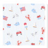 Coastal Americana Zip Onesie Pjs