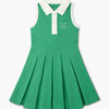 Pleated Tennis Dress - Green