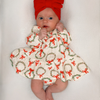 Christmas Wreath Tiered Dress & Bloomer