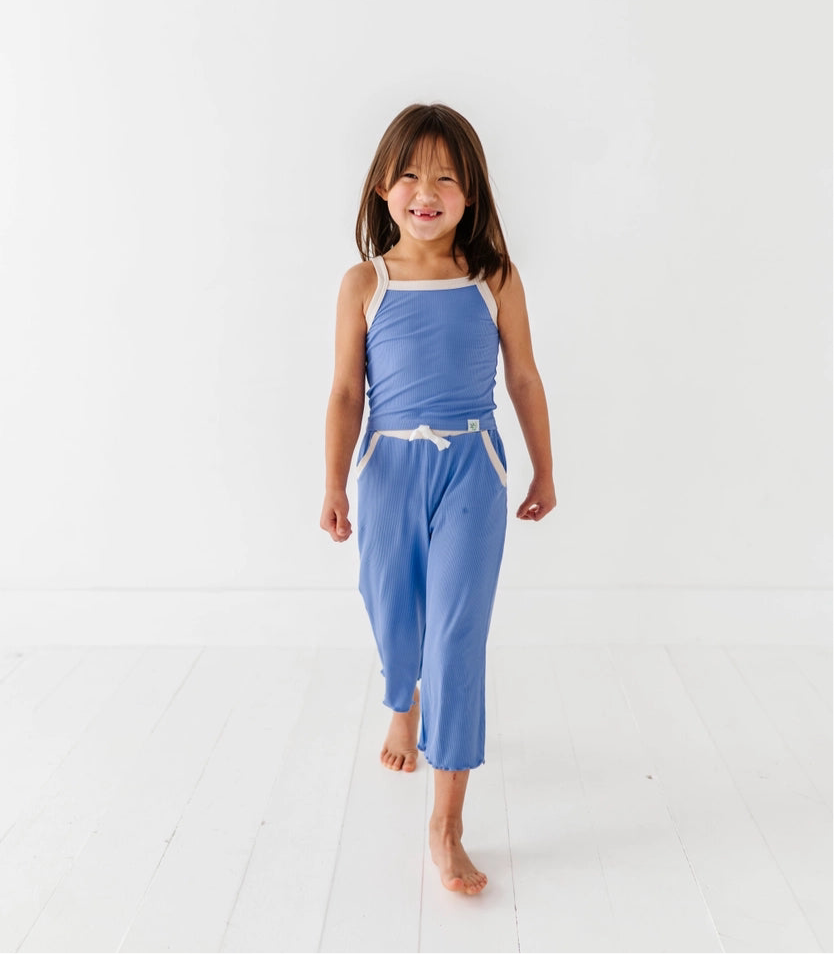 Tank + Wide Leg Pant Rib Set