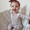 Candy Cane Lane Zip Pajamas