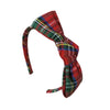 Plaid Bow Headband - Scottie
