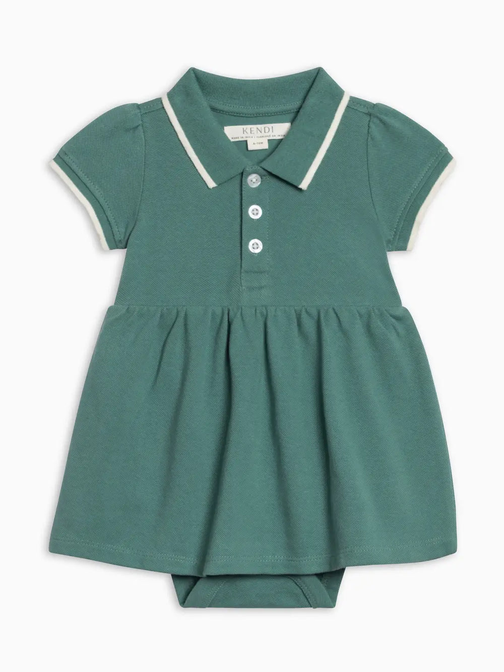 Meri Pique Polo Dress Bodysuit