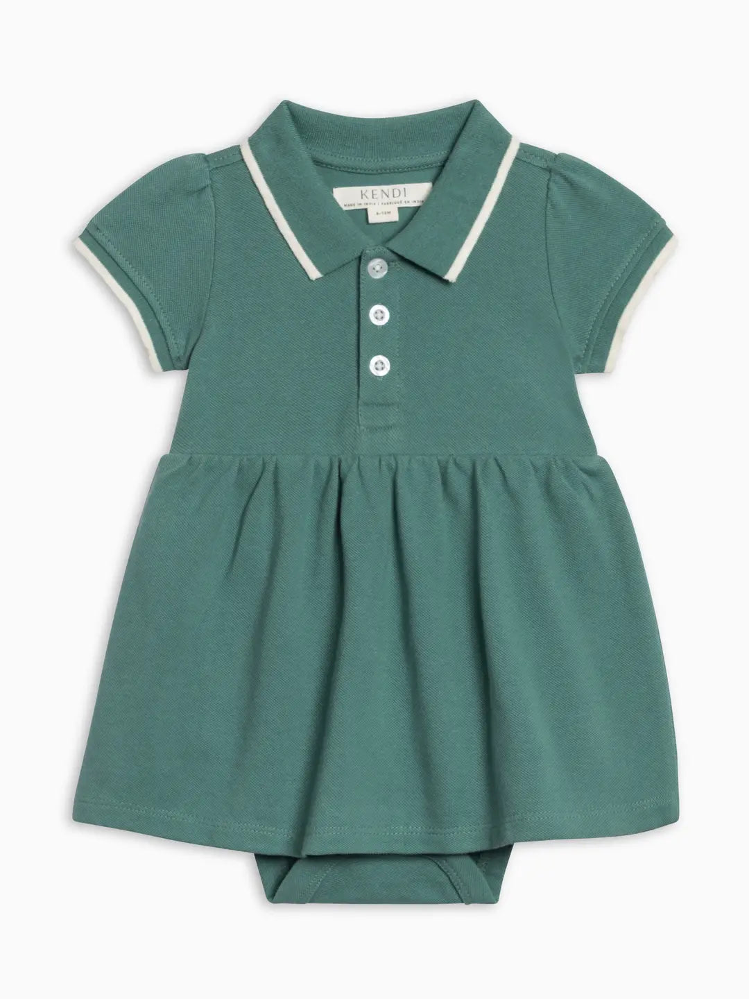 Meri Pique Polo Dress Bodysuit