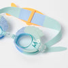 Kids Swim Goggles - Aqua Blue