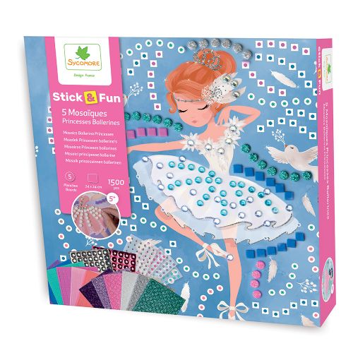 Stick'N Fun Ballerina Princesses Mosaics