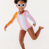Summer Stripes One-Piece Rashguard