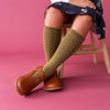 Dottie Knee Socks - Olive