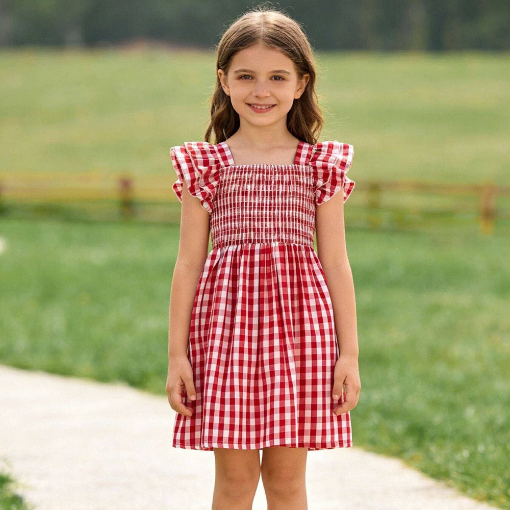 Picnic Plaid Girl Dress