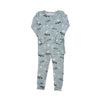 Dusty Blue Golf Bamboo Pajama Set