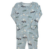 Dusty Blue Golf Bamboo Pajama Set