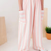 Pink Coastal Stripe Romper