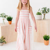 Pink Coastal Stripe Romper