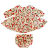 Christmas Wreath Tiered Dress & Bloomer