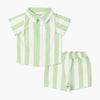 Two-Piece Twill Cabana Stripe Set