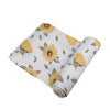 Sunflower Bamboo Swaddle