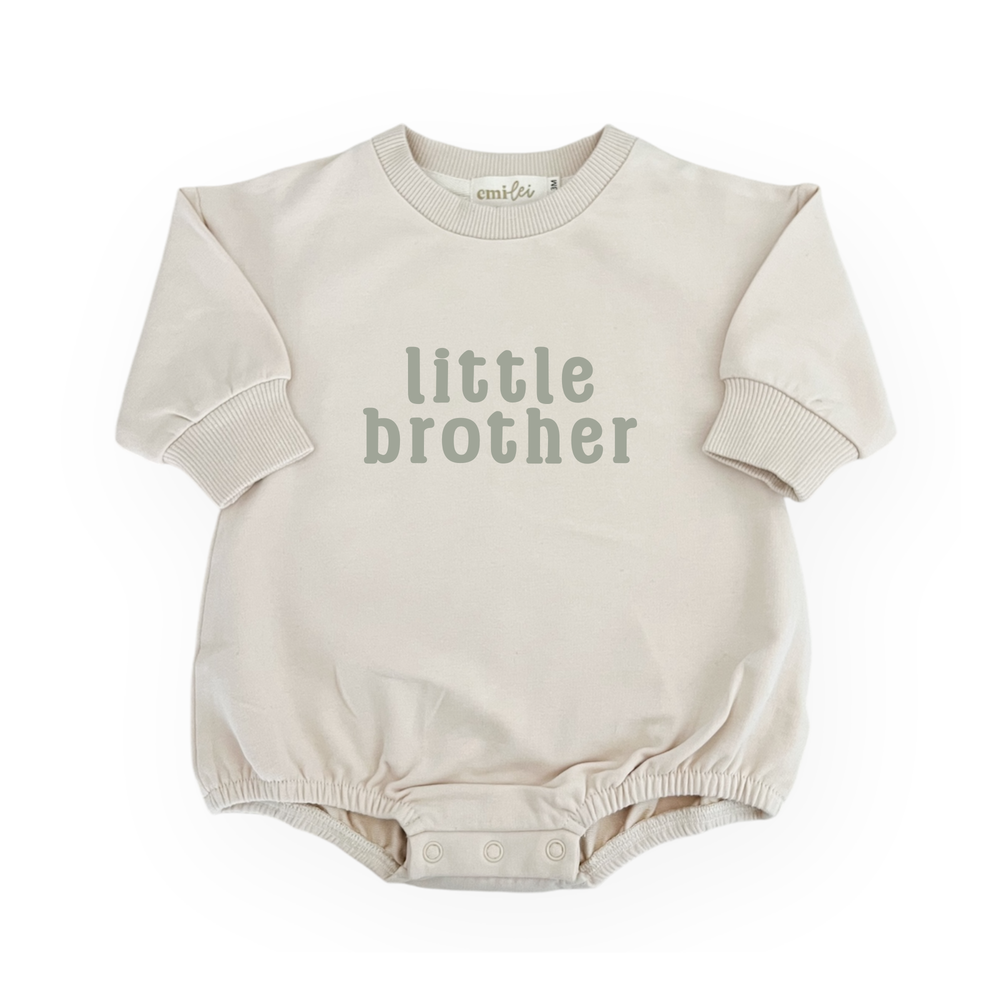 Little Brother Sweatshirt Romper