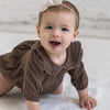 Aven Flannel Bubble Romper