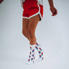 Red Track Shorts