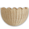 Lola Scalloped Wall Basket