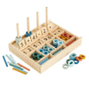 The Math Path wooden math learning toy