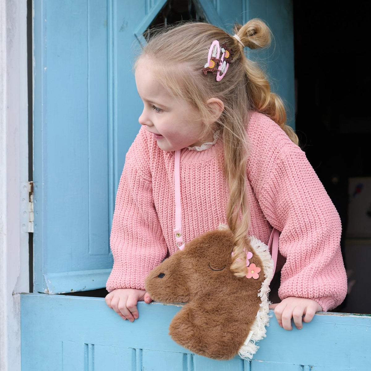Country Pony Clips on hair