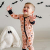 Halloween Convertible Zip Romper Beary Scary lifestyle