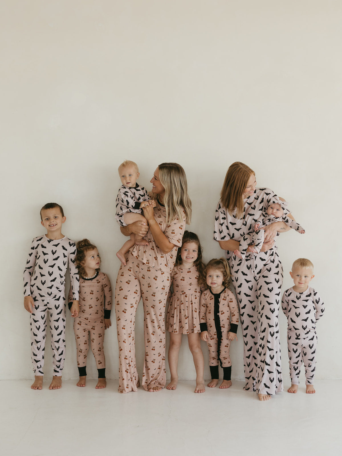 Pumpkin Cherries family matching pajamas