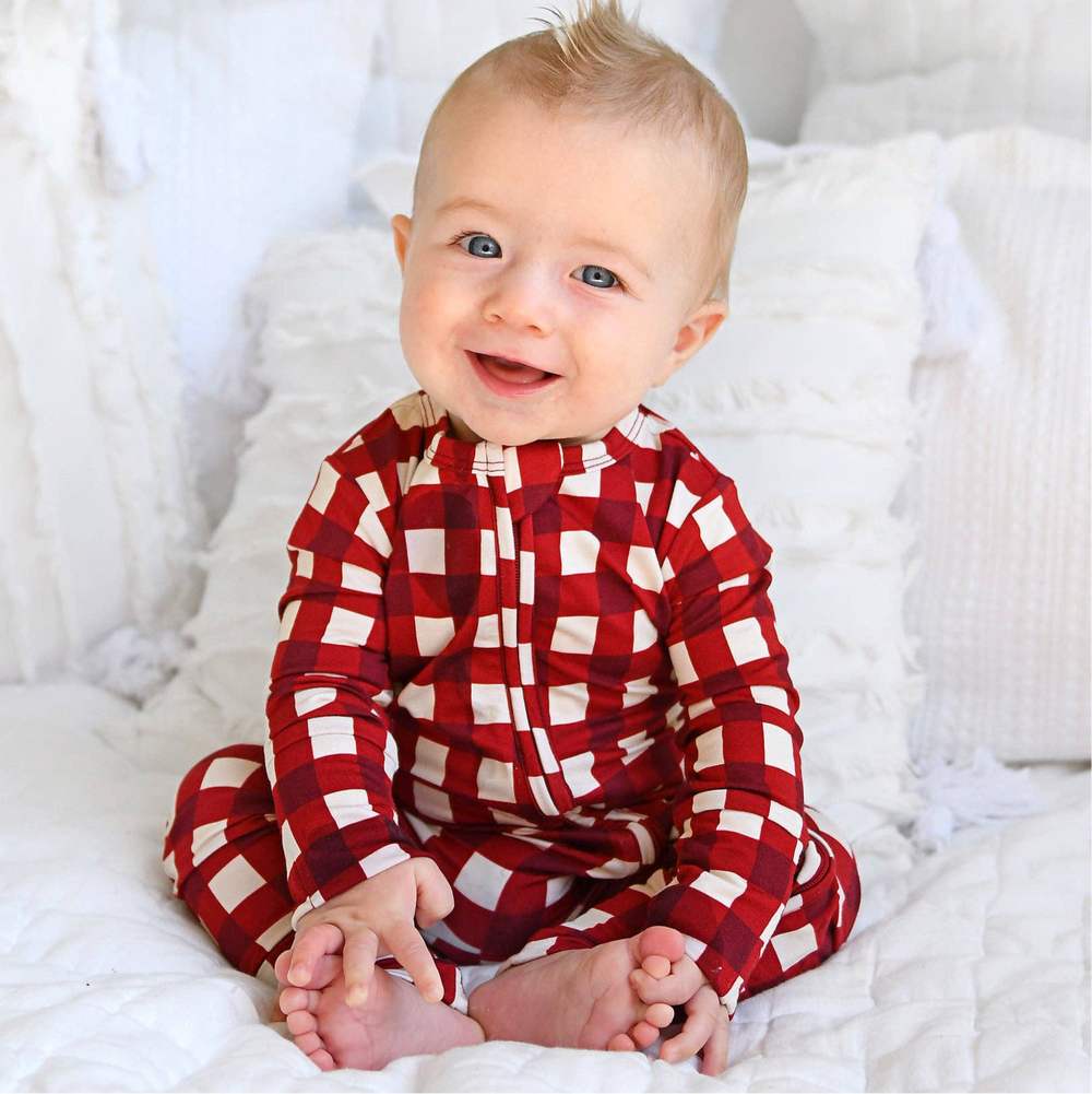 Emery Plaid Bamboo Pajama
