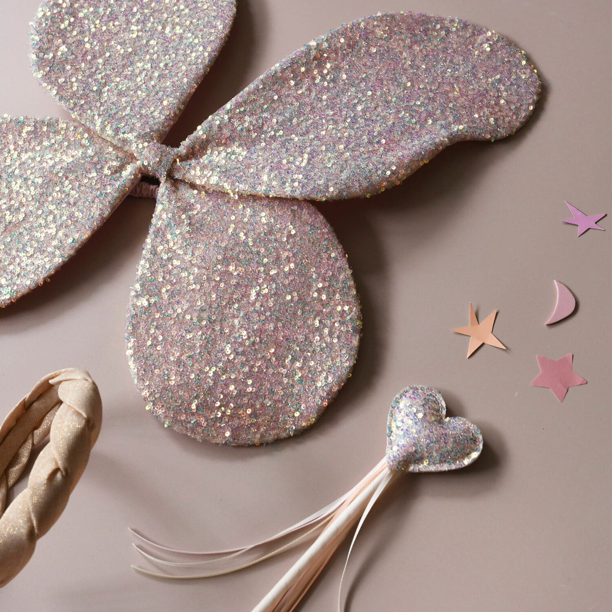 Magical Sequin Fairy Wings on child